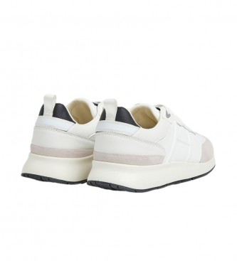 Hackett H-Runner High leather shoes white
