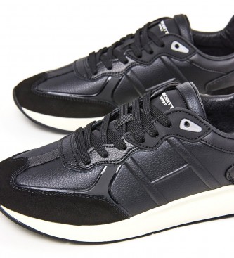 Hackett London Leather Sneakers H-Runner High black