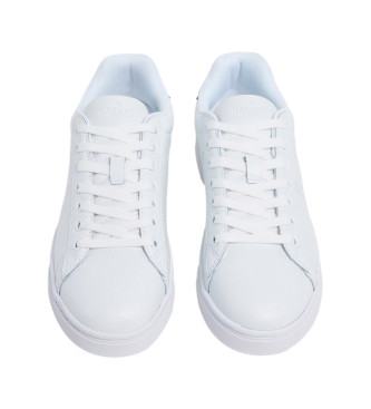 Hackett London Harper One Sneakers i lder hvid