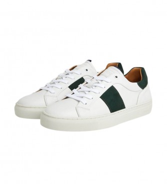 Hackett London Icon Archive Leather Sneakers 1983 white, green