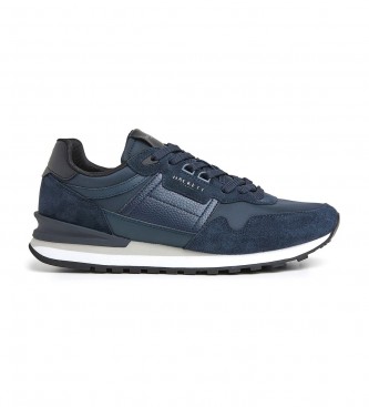 Hackett London Telfor Classic Leather Sneakers navy