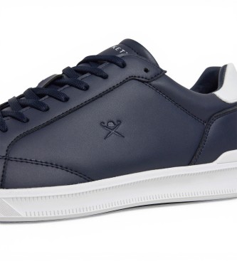 Hackett London Brando Breaker Leather Sneakers navy