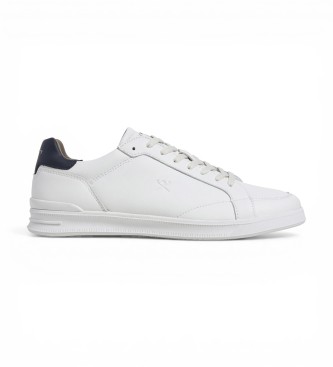 Hackett London Brando Breaker Leather Sneakers white