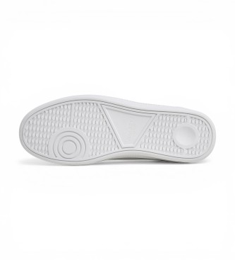 Hackett London Brando Breaker Leather Sneakers white