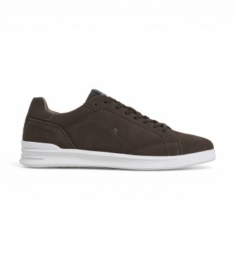 Hackett London Brando Soft Brown Leather Sneakers