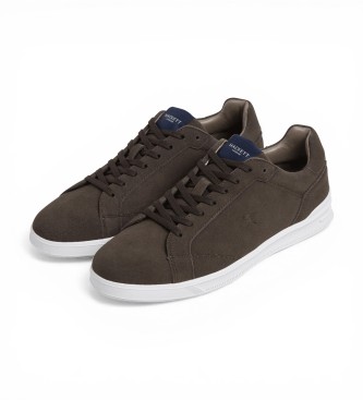 Hackett London Brando Soft Brown Leather Sneakers