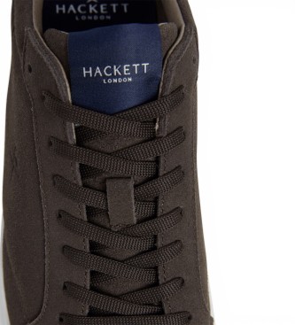 Hackett London Brando Soft Brown Leather Sneakers