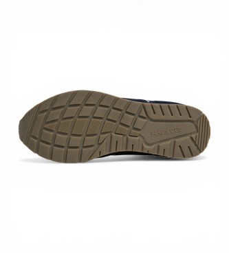 Hackett London Keston Symbol Leather Sneakers grey