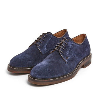 Hackett London Egmont Classic Leather Shoes navy