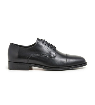 Hackett London Jason Usnjeni čevlji črne barve