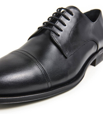 Hackett London Skórzane buty Jason w kolorze czarnym