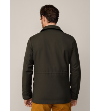 Hackett London Carcoat jacket green