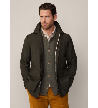 Hackett London Carcoat jacket green