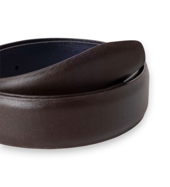 Hackett London Ceinture en cuir marron