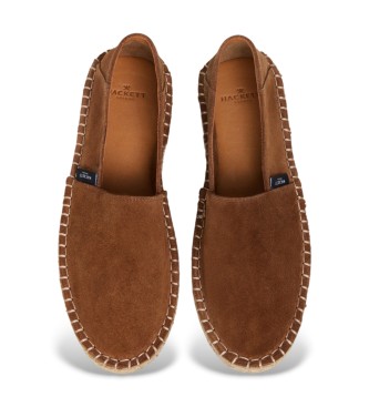 Hackett London Alpargatas de camur�a Baywatch castanhas