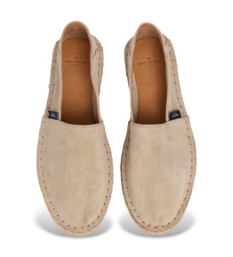 Hackett London Alpargatas de camur�a bege Baywatch