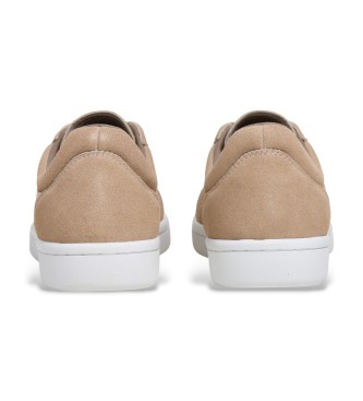Hackett London Sneakers in pelle beige Beck Vibes
