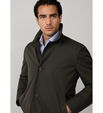 Hackett London Zeleni plašč Belgravia
