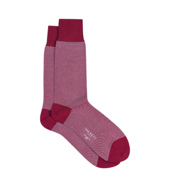 Hackett London Birds Eye Socks red