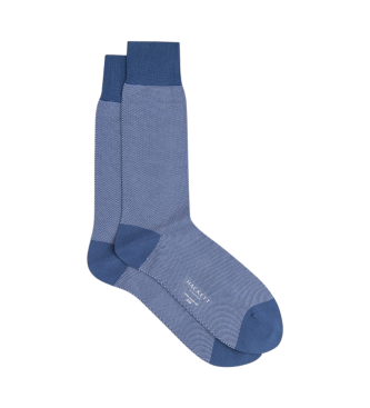 Hackett London Socks Birds Eye blue