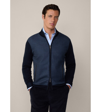 Hackett London Birdseye Jacke navy