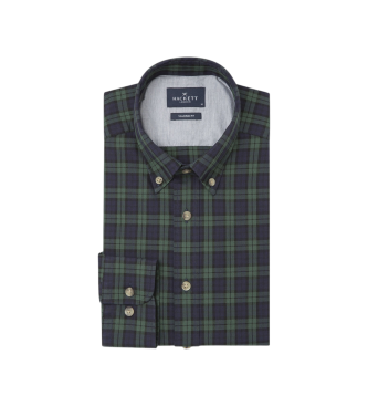 Hackett London Blackwatch navy shirt