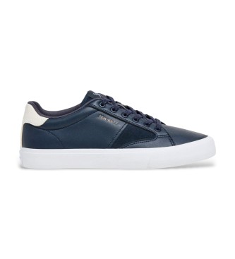 Hackett London Sneakers Blake Advance in pelle blu navy