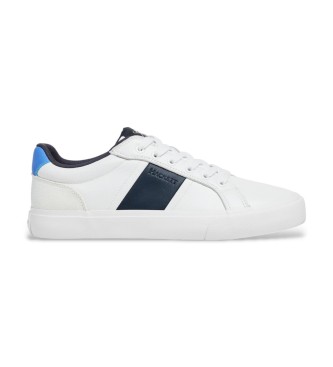 Hackett London Sneakers Blake Handle in pelle bianca