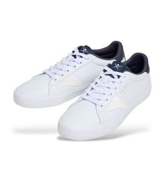 Hackett London Sneakers in pelle bianca Blake Venture