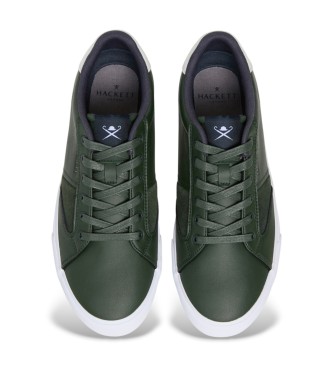 Hackett London Sneakers in pelle verde Blake Venture
