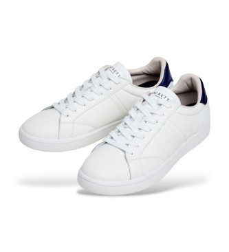Hackett London Sneakers Bond Break in pelle bianca