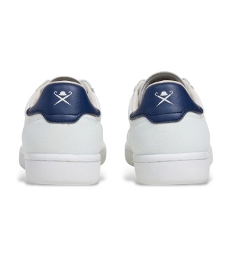 Hackett London Sneakers Bond Break in pelle bianca