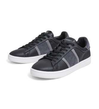 Hackett London Zapatillas de piel Bond Straps negro