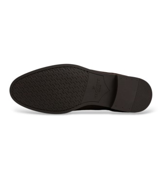 Hackett London Botas de camurça Woking Chelsea castanhas