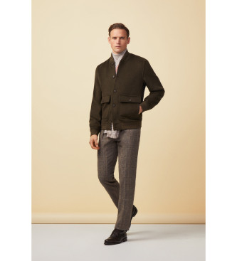 Hackett London Brown Pow brown trousers