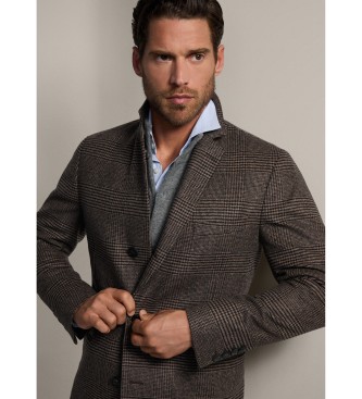 Hackett London Cappotto in polvere marrone