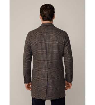 Hackett London Cappotto in polvere marrone