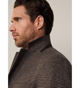 Hackett London Manteau de poudre marron