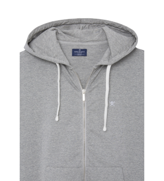 Hackett London Geborsteld grijs sweatshirt