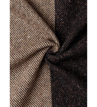 Hackett London Beige Brolly Frisby sjaal