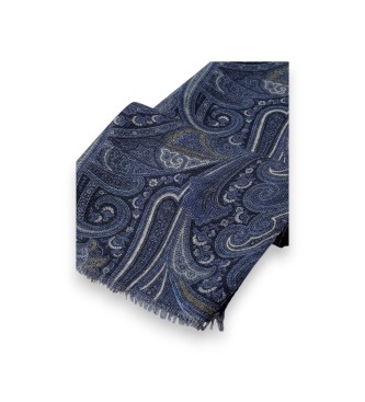 Hackett London Écharpe Mad Paisley marine