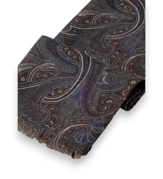 Hackett London Écharpe Mad Paisley marron