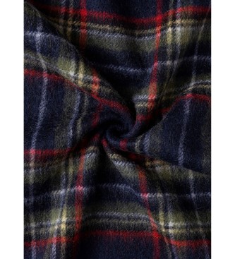 Hackett London Groene Plaid Logo sjaal