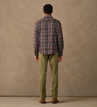 Hackett London Flanellhemd kariert Country Fit klassisch mehrfarbig