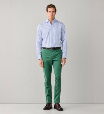 Hackett London Modra srajca Dualtone Str