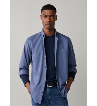 Hackett London Bistvena barvana srajca modra