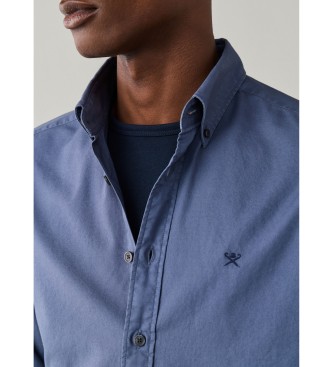 Hackett London Bistvena barvana srajca modra