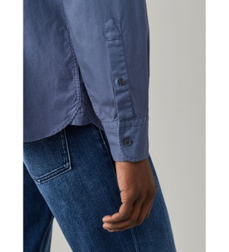 Hackett London Bistvena barvana srajca modra