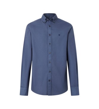 Hackett London Bistvena barvana srajca modra