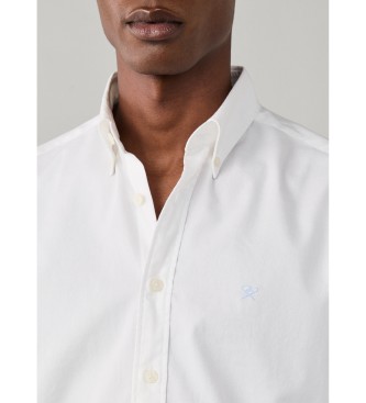 Hackett London Camicia Essential Dyed bianco